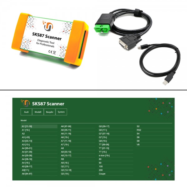 SKS87 PRO Ver.2022 Profi Diagnosegerät für PKW & LKW