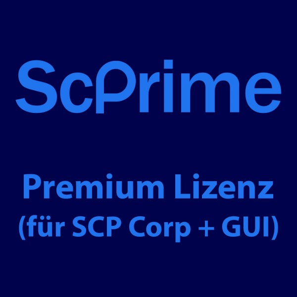 SCPrime Lizenz Premium (Software License Full Version)
